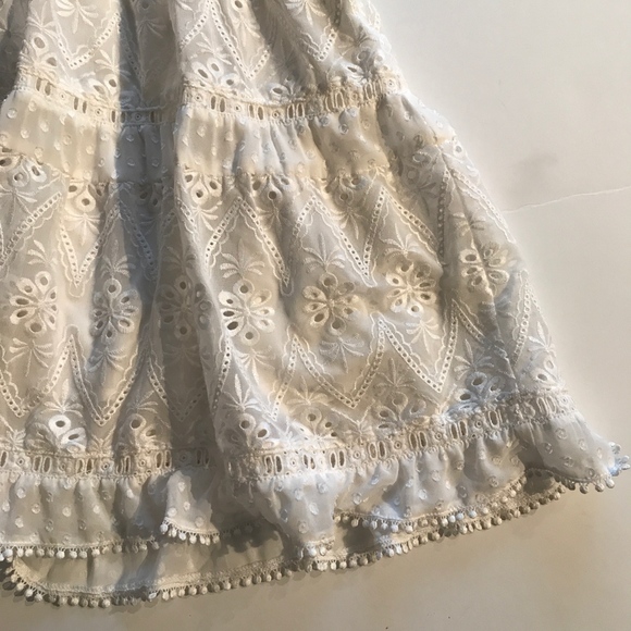 Maje Revery Lace Fit FlareEyelet Embroidered Dress - Picture 3 of 8